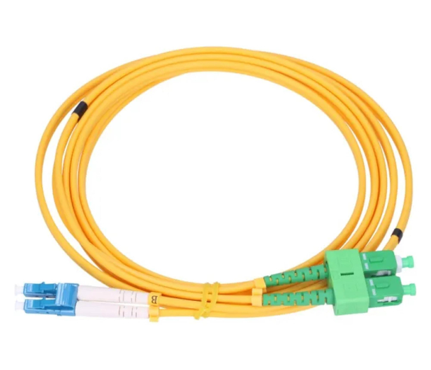 ExtraLink SC/APC-LC/PC Patchcord Jednomodowy Duplex 9/125um 2mm 1.5m - 1543703 - zdjęcie